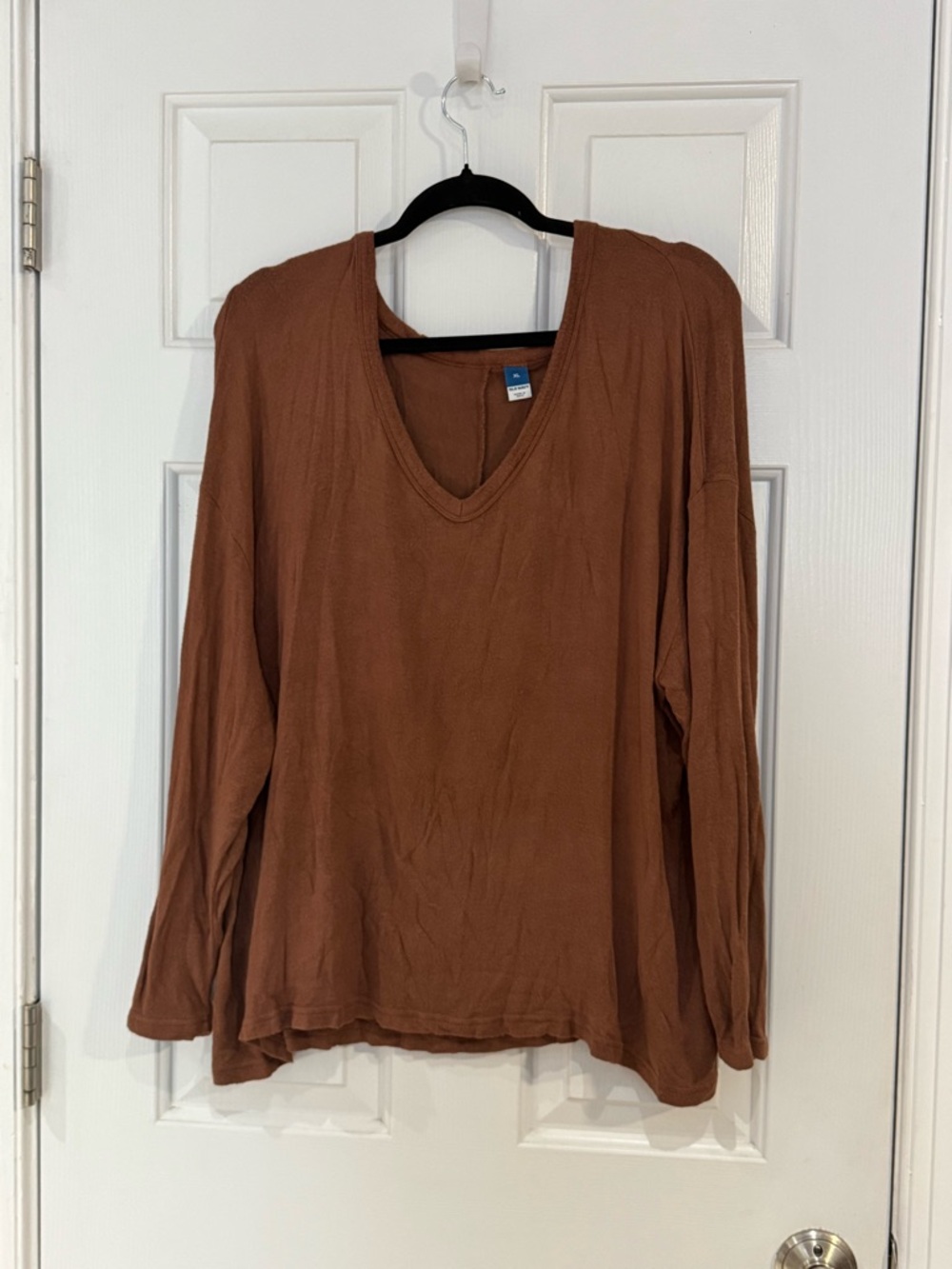 Old Navy Very Stretchy Brown Crewneck Top